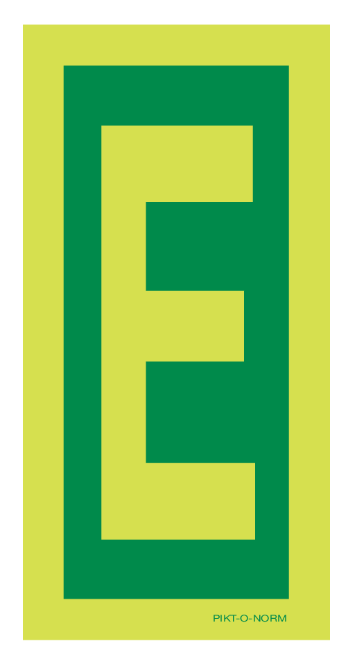 LETTER E