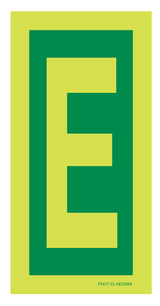 LETTER E