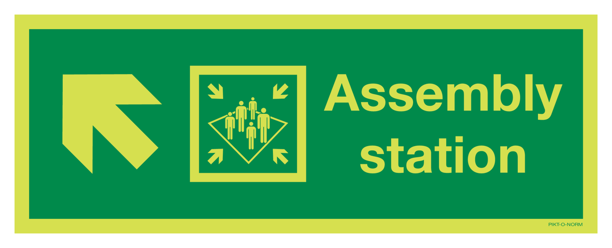 ASSEMBLY STATION ARROW DIAGON.UP LEFT