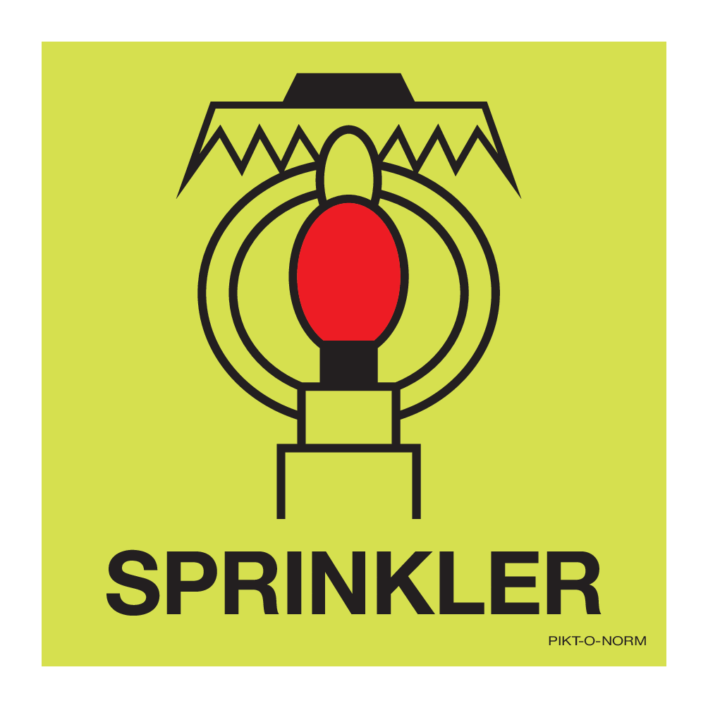 SPACE PROTECTED BY SPRINKLER