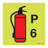 POWDER FIRE EXTINGUISHER 6 KG