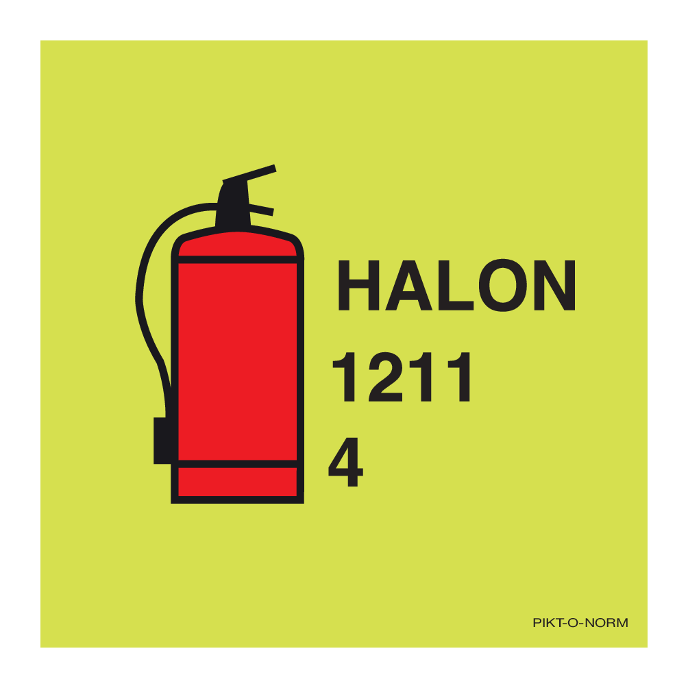 HALON 1211 FIRE EXTINGUISHER 4 KG