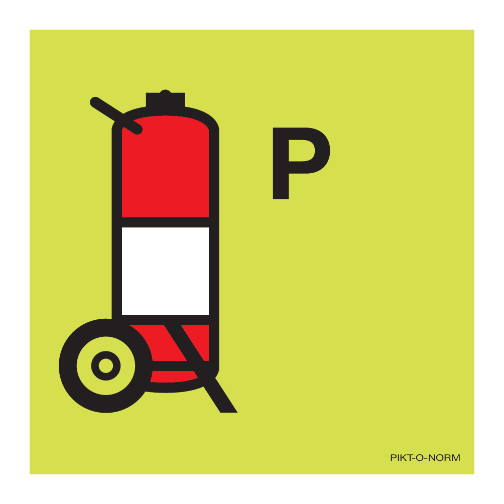 POWDER WHEELED FIRE EXTINGUISHER