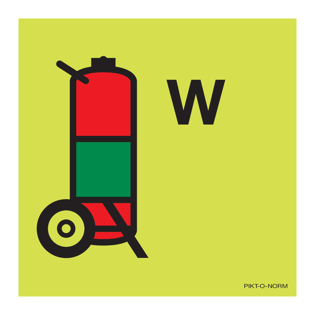 WATER WHEELED FIRE EXTINGUISHER