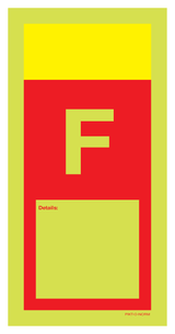 FOAM, SUPPLEMENTARY SIGN MET TEKSTVAK