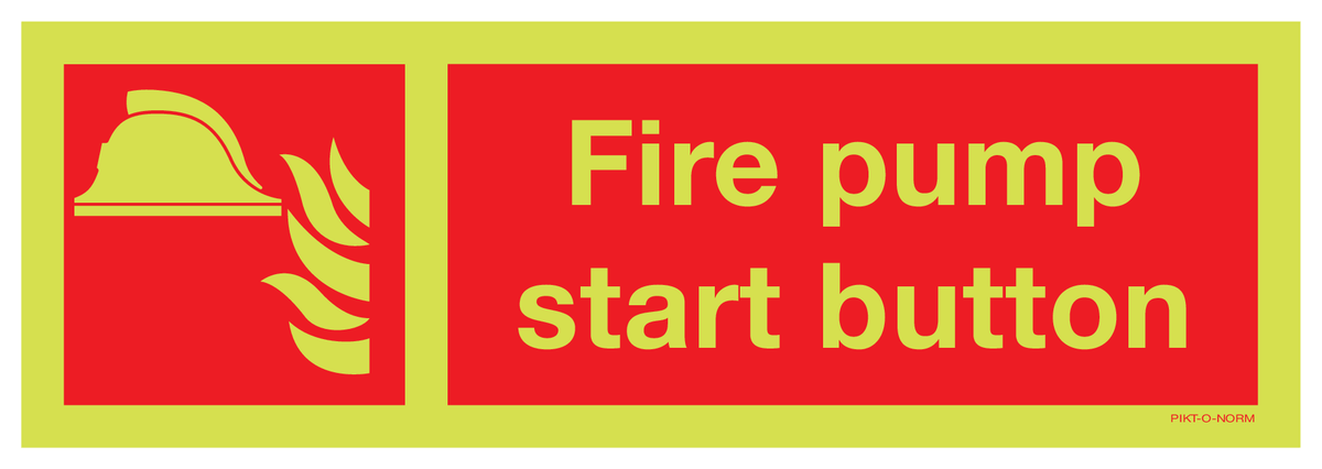 FIRE PUMP START BUTTON