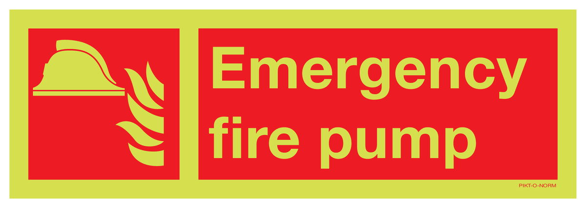 EMERGENCY FIRE PUMP