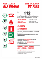 RICHTLIJNEN BIJ BRAND. LINE OF ACTION...