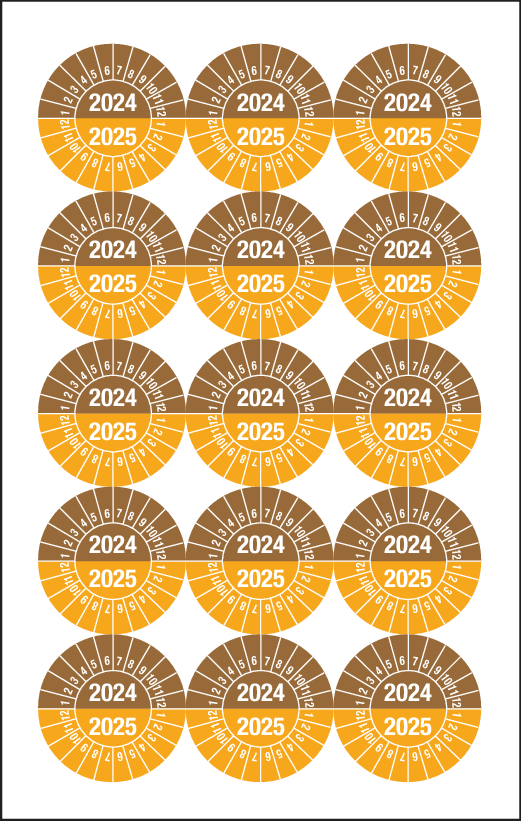 2024-2025, KEURINGSSTICK. BRUIN-ORANJE