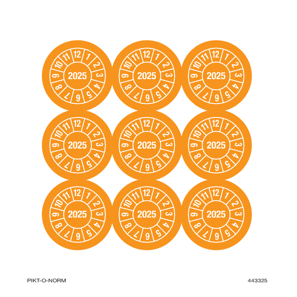 2025, KEURINGSSTICKERS ORANJE