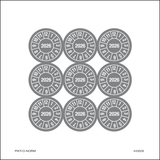 2026, PASTILLES CALENDRIER GRIS