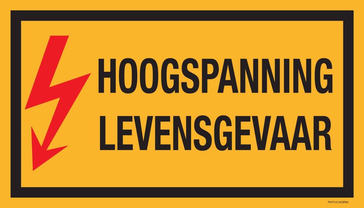 HOOGSPANNING LEVENSGEVAAR