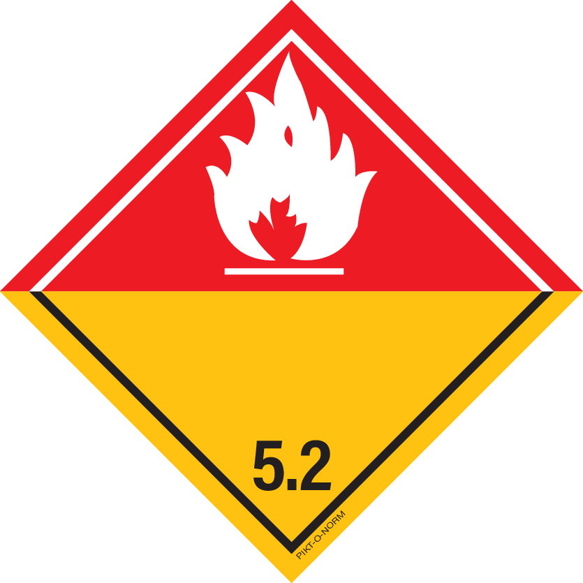 ORGANISCHE PEROXIDES. ADR KLASSE 5.2