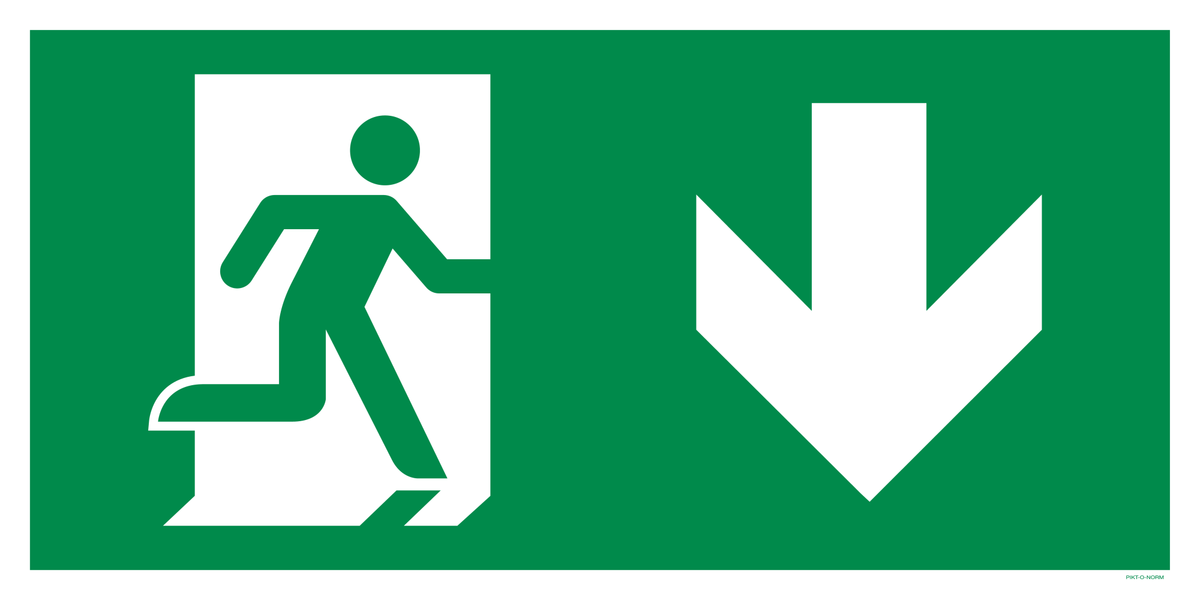 VLUCHTWEG RECHTS NAAR BENEDEN