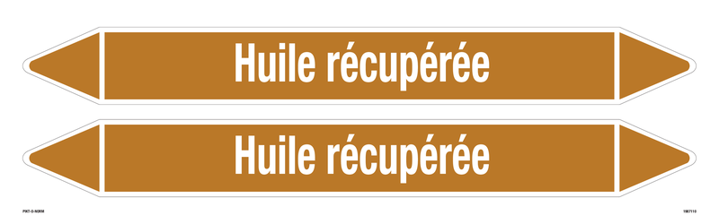 HUILE RÉCUPÉRÉE