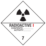 RADIOACTIEVE STOFFEN, CAT.I. ADR KL.7A