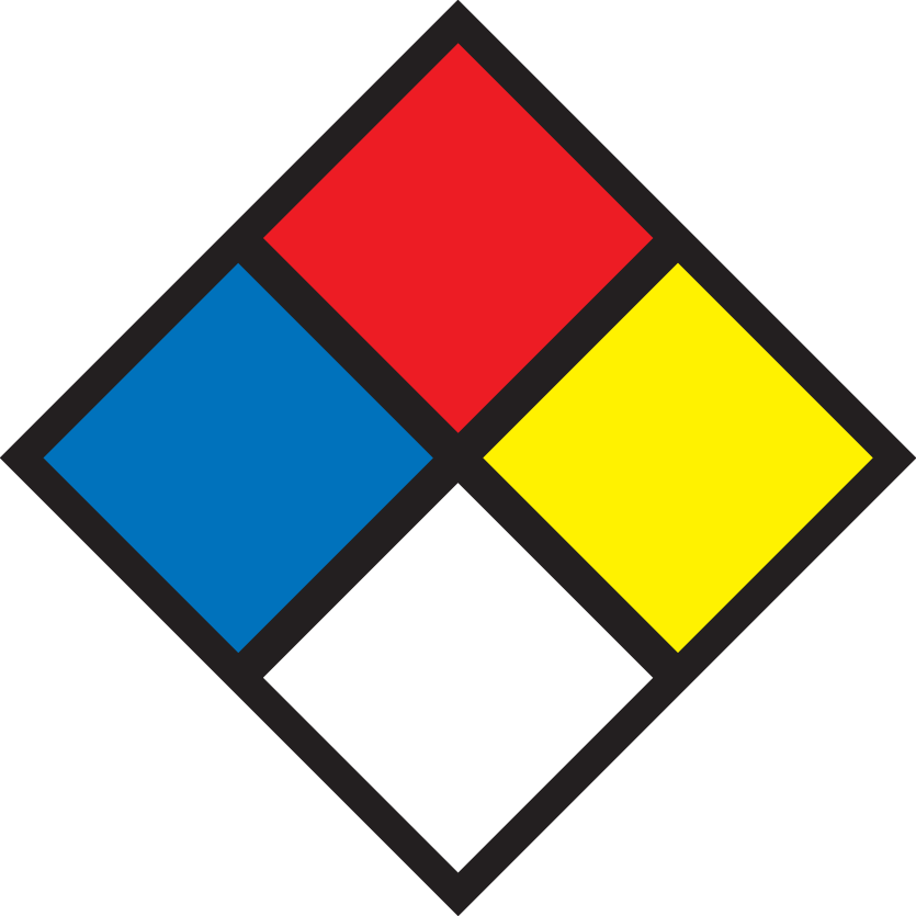 FEU DIAMANT, NFPA 704