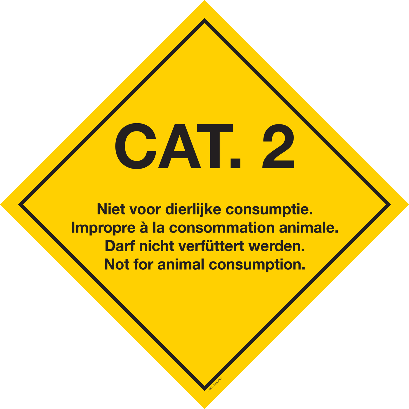 CAT.2. IMPROPRE À LA CONSOMMATION...