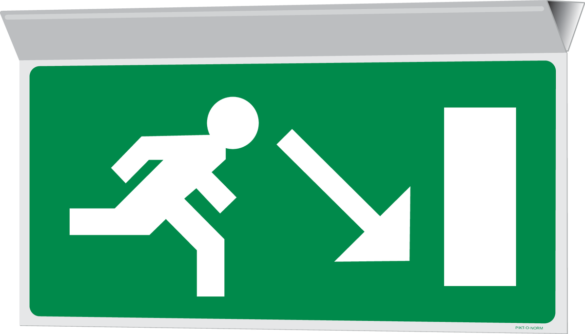 ISSUE DE SEC.ESCALIER DROITE VERS LE BAS