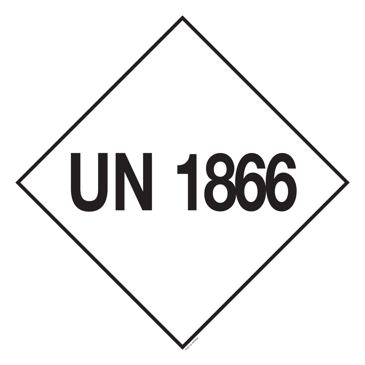 UN 1866. ADR KL 3. HARSOPLOSSING, ONTVL.