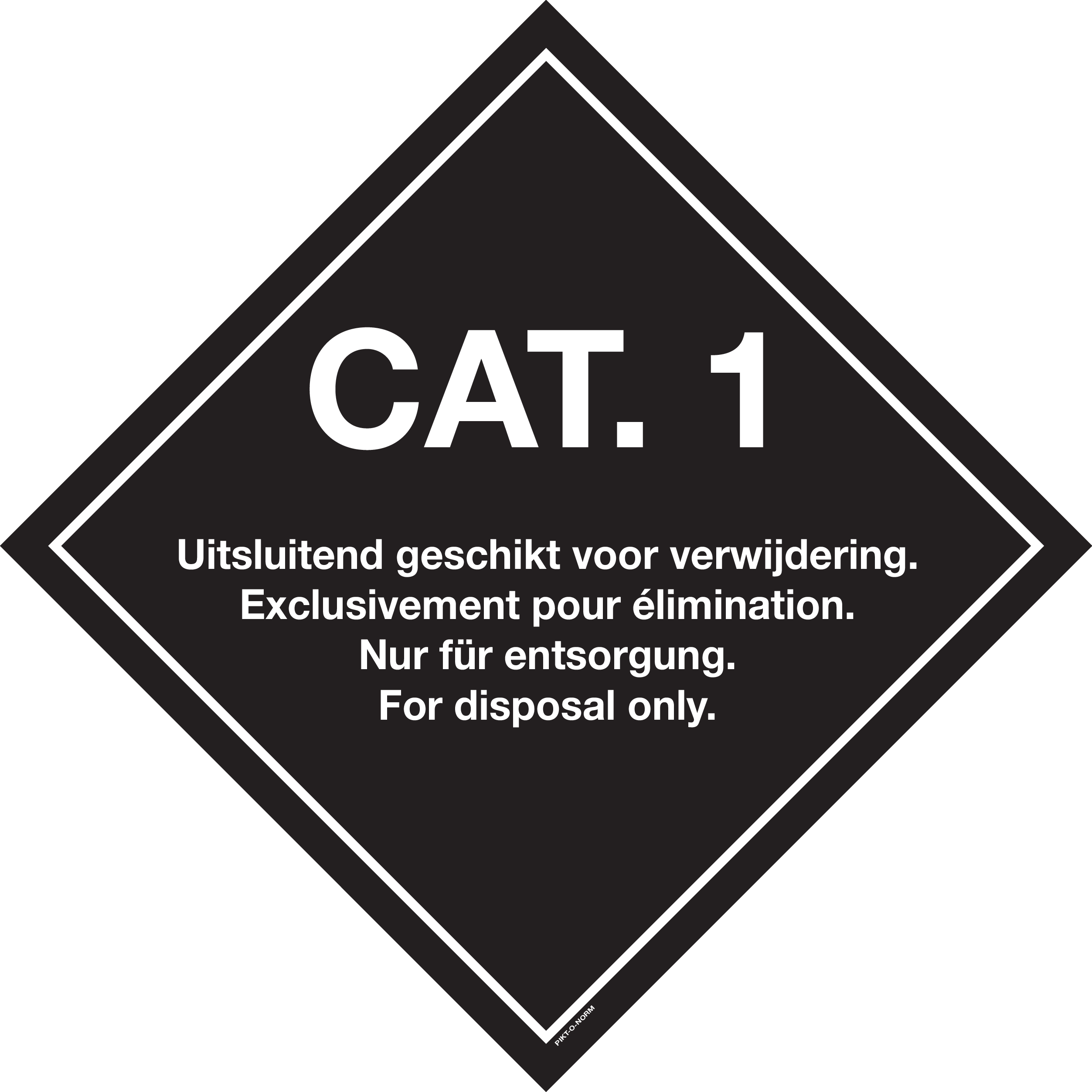 CAT.1. UITSLUITEND GESCHIKT VOOR...