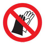 DRAGEN VAN HANDSCHOENEN  VERBODEN
