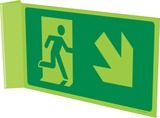 VLUCHTWEG, TRAP RECHTS NAAR BENEDEN
