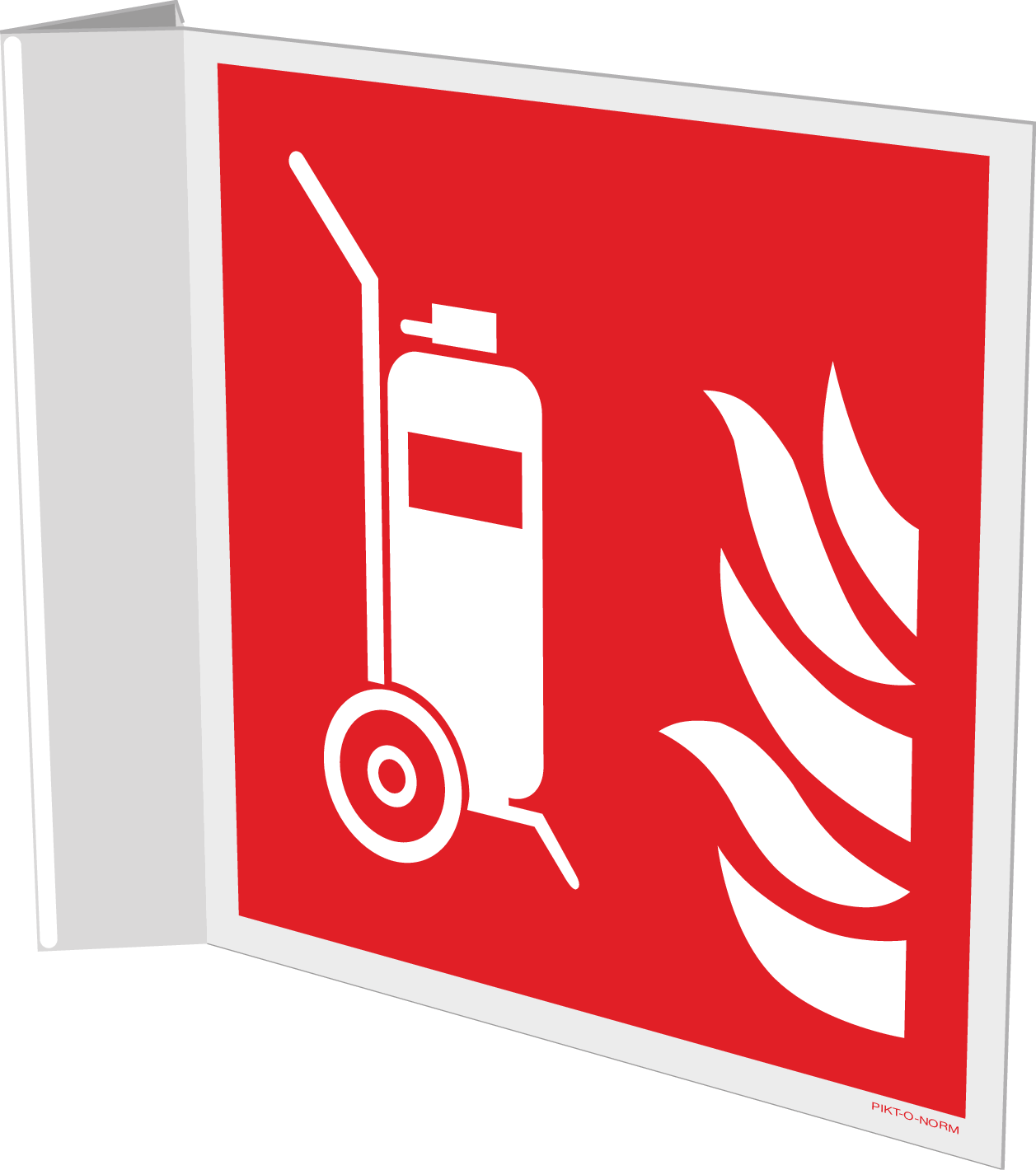 EXTINCTEUR SUR ROUES ISO7010 F009
