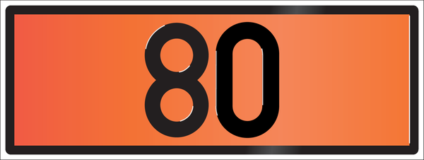 PANNEAU DEMI ADR, CODE 80
