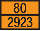 ADR BORD MET GEVARENCODE 80/2923