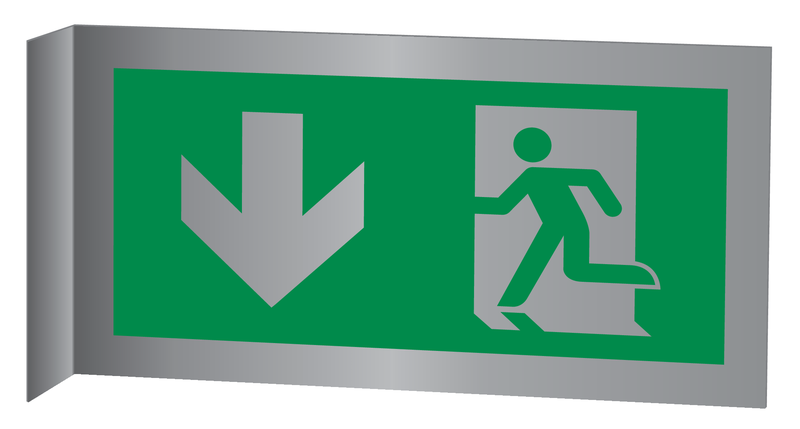 ISSUE DE SECOURS GAUCHE VERS LE BAS