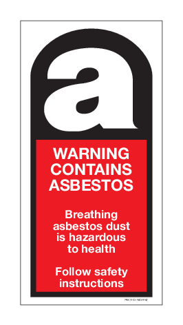 WARNING, CONTAINS ASBESTOS