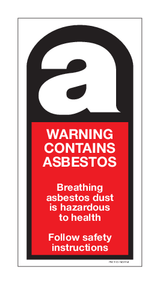 WARNING, CONTAINS ASBESTOS
