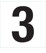 3, UITGESNEDEN CIJFER