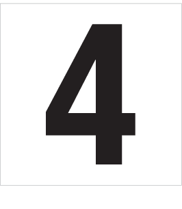 4, UITGESNEDEN CIJFER
