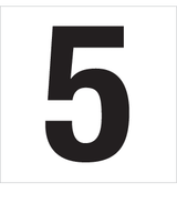 5, UITGESNEDEN CIJFER