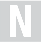 N, UITGESNEDEN LETTER