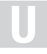 U, UITGESNEDEN LETTER
