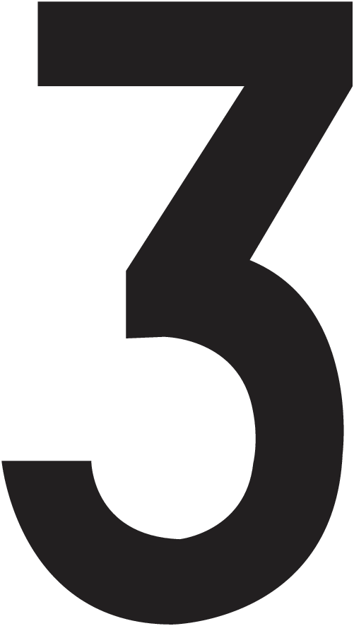 3, UITGESNEDEN CIJFER
