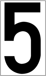 5, UITGESNEDEN CIJFER