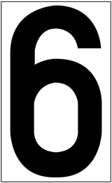 6, UITGESNEDEN CIJFER