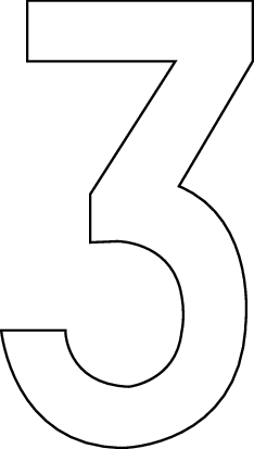 3, UITGESNEDEN CIJFER