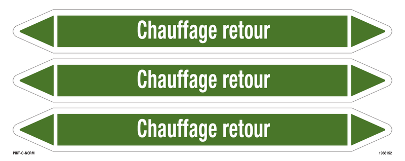 CHAUFFAGE RETOUR
