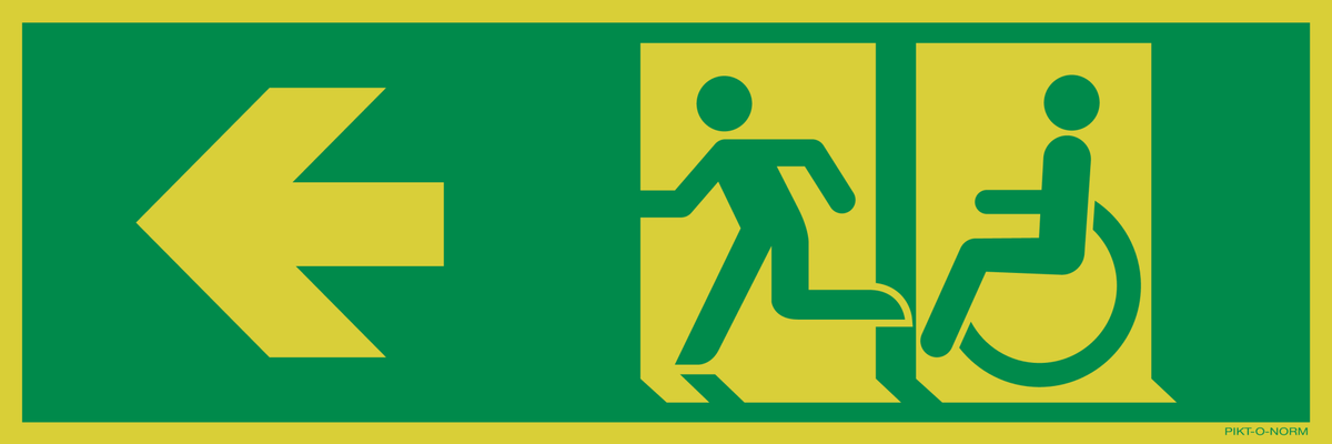 VLUCHTWEG NAAR LINKS VOOR GEHANDICAPTEN