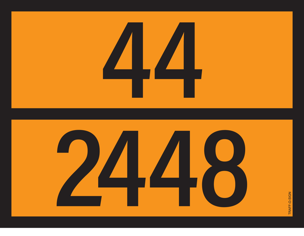 PANNEAU ADR AVEC CODE DE DANGER 44/2448