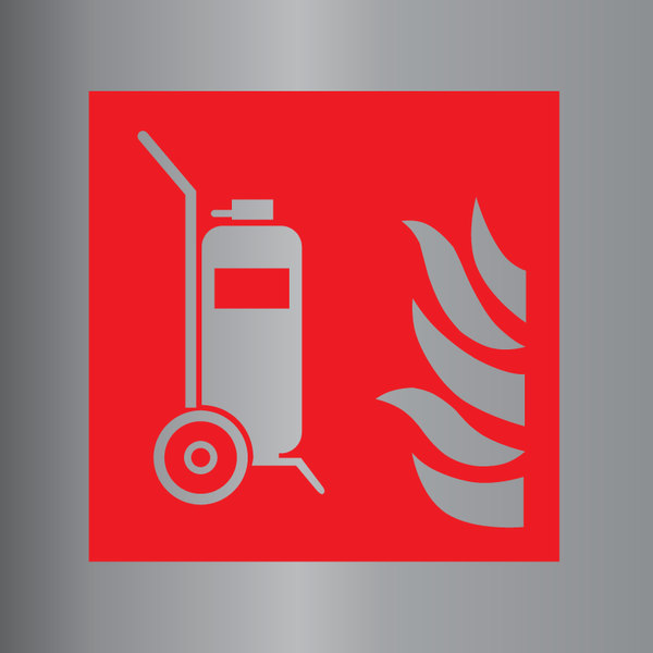 EXTINCTEUR SUR ROUES ISO7010 F009