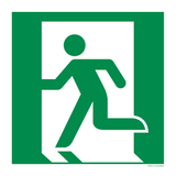 ISSUE DE SECOURS À GAUCHE ISO7010-E001