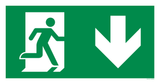 VLUCHTWEG RECHTS NAAR BENEDEN