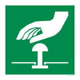 BOUTON D'ARRÊT D'URGENCE ISO7010-E020