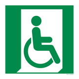SORTIE SECOURS À DROITE HANDICAPES E030